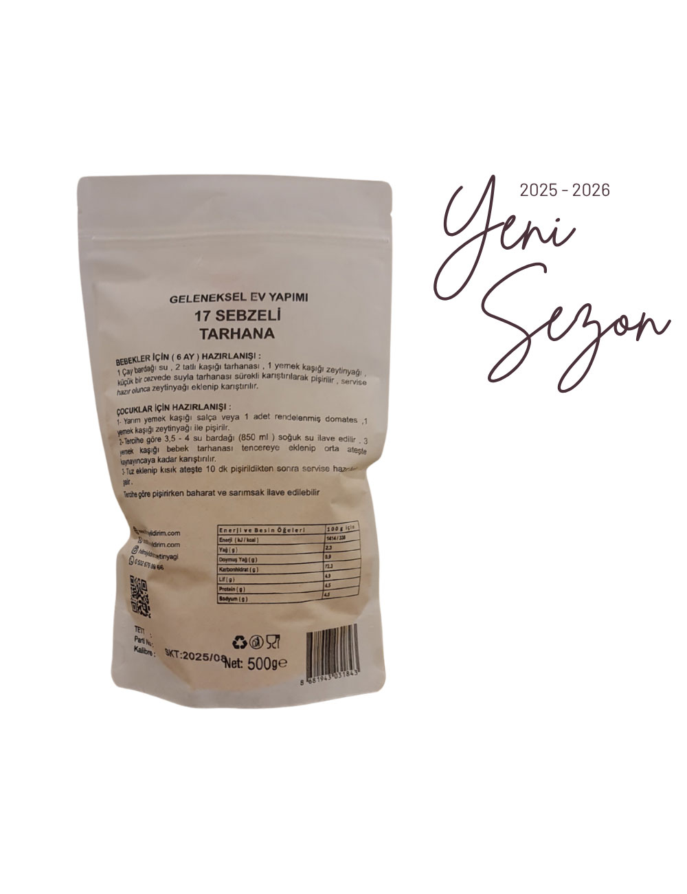 Hilmi Yıldırım 17 sebzeli tarhana