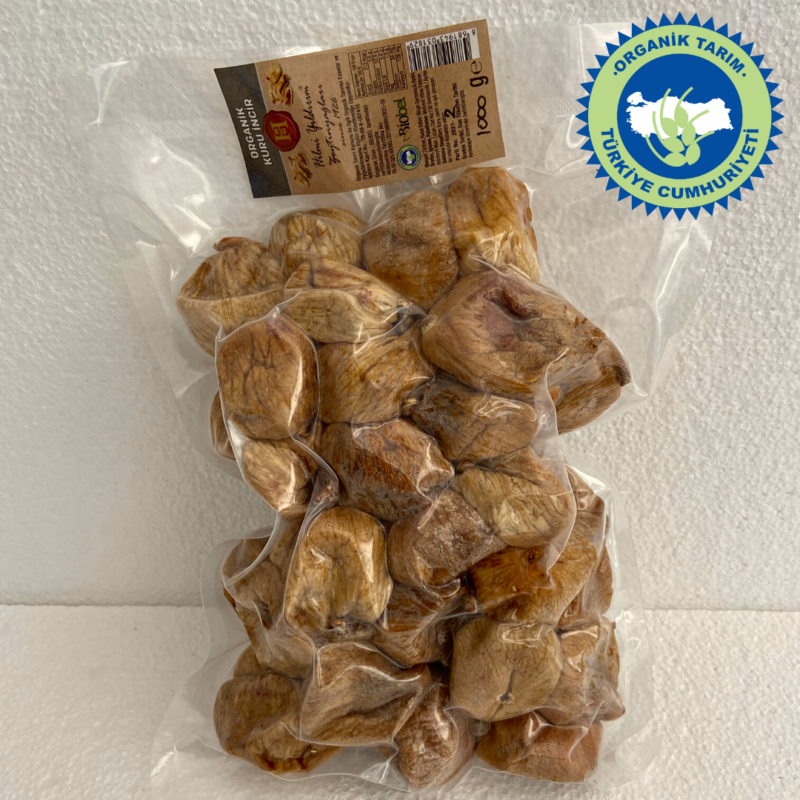 Hilmi Yıldırım Aydın İnciri – Organik Kuru İncir (Orta Boy) Net 1 kg (Vakumlu Ambalaj)