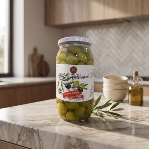 Hilmi Yıldırım Memecik Çizik Yeşil Zeytin (Cam Kavanoz 650 g)