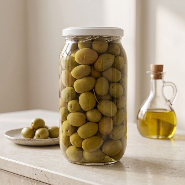 Hilmi Yıldırım Memecik Çizik Yeşil Zeytin (Cam Kavanoz 650 g)