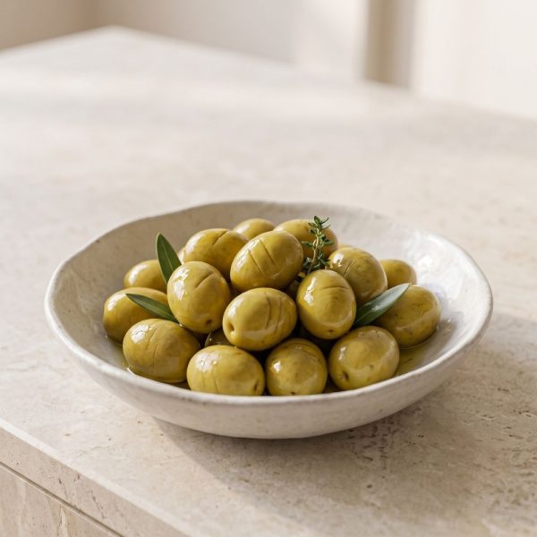 Hilmi Yıldırım Memecik Çizik Yeşil Zeytin (Cam Kavanoz 650 g)
