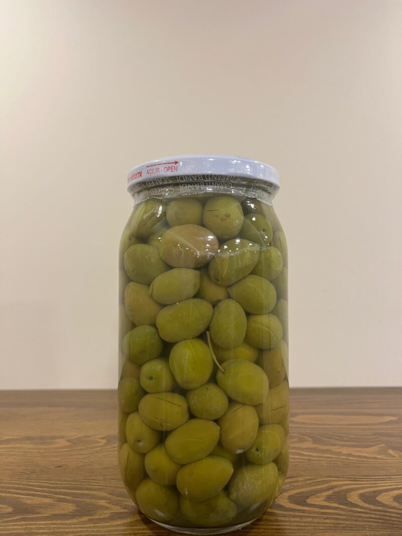 Hilmi Yıldırım Organik Memecik Çizik Yeşil Zeytin (Cam Kavanoz 650 g) - Görsel 2