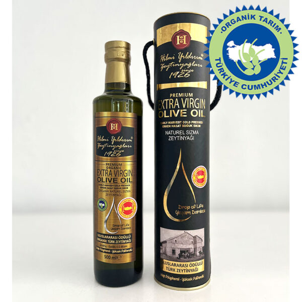 Hilmi Yıldırım Zeytinyağları 500 ml hediye kutulu