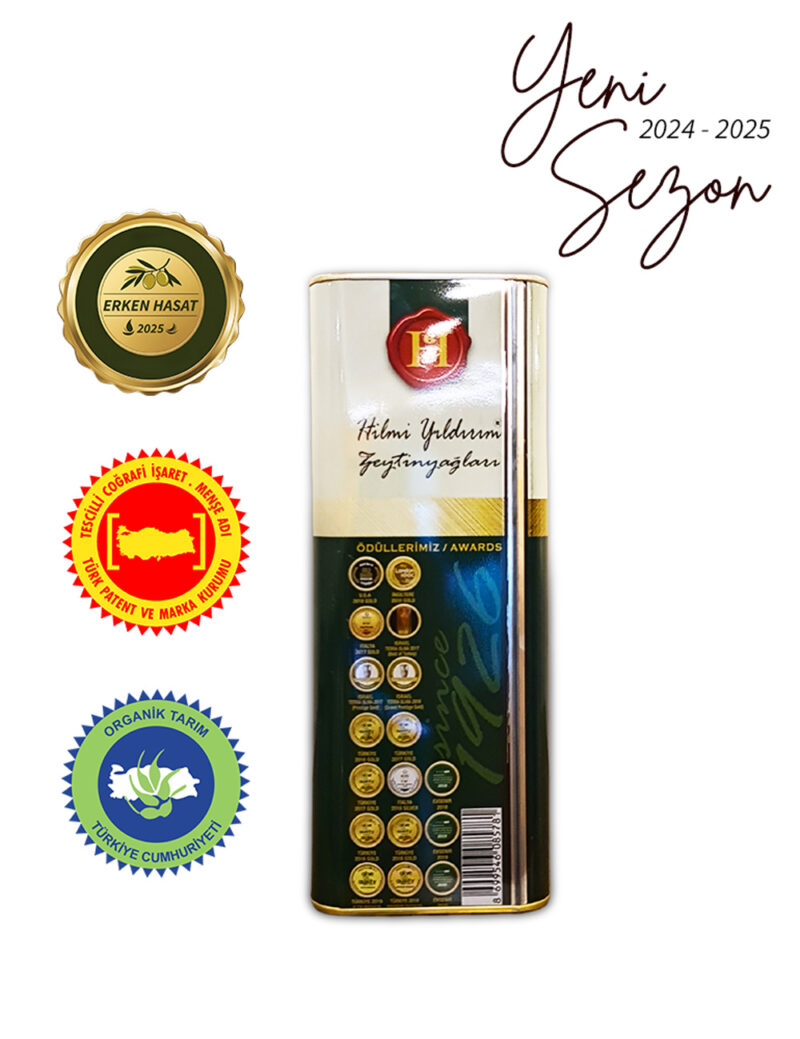 Ödüllü Erken Hasat Soğuk Sıkım Natürel Sızma Zeytinyağı 5 lt - Görsel 2