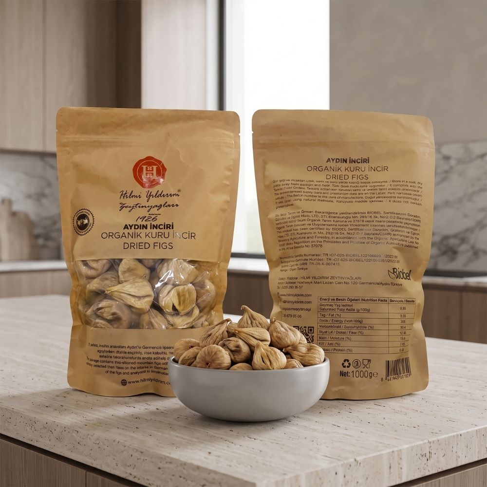 Yeni Sezon Hilmi Yıldırım Aydın İnciri - Organik Kuru İncir (Büyük Boy) Net 1 kg - Görsel 4