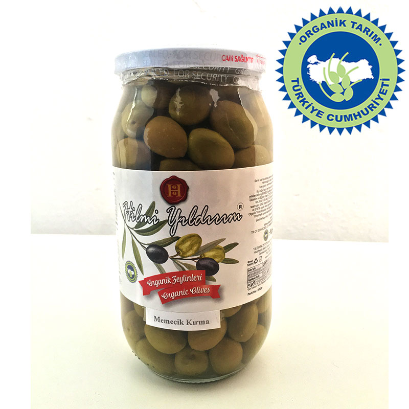 Organik Memecik yeşil zeytin