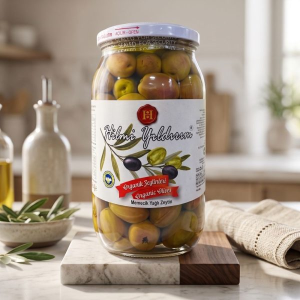 Memecik Çizik Zeytinyağlı Yeşil Zeytin 650 gr