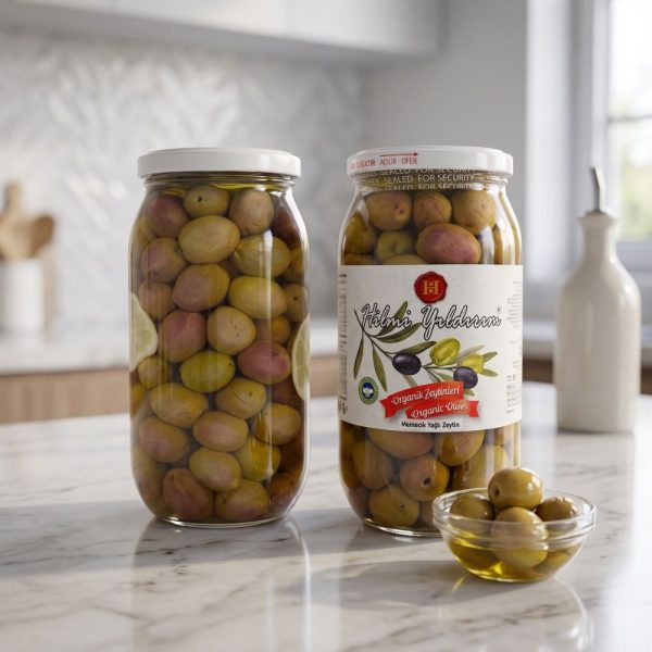 Memecik Çizik Zeytinyağlı Yeşil Zeytin 650 gr
