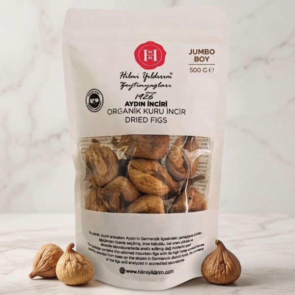 Yeni Sezon Hilmi Yıldırım Aydın İnciri – Organik Kuru İncir Jumbo Boy 500 g