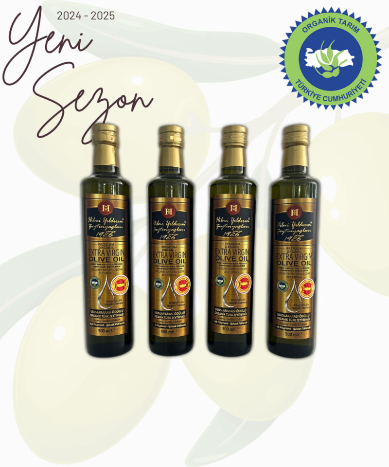 Hilmi Yıldırım Zeytinyağı 500 Ml - 4 Adet