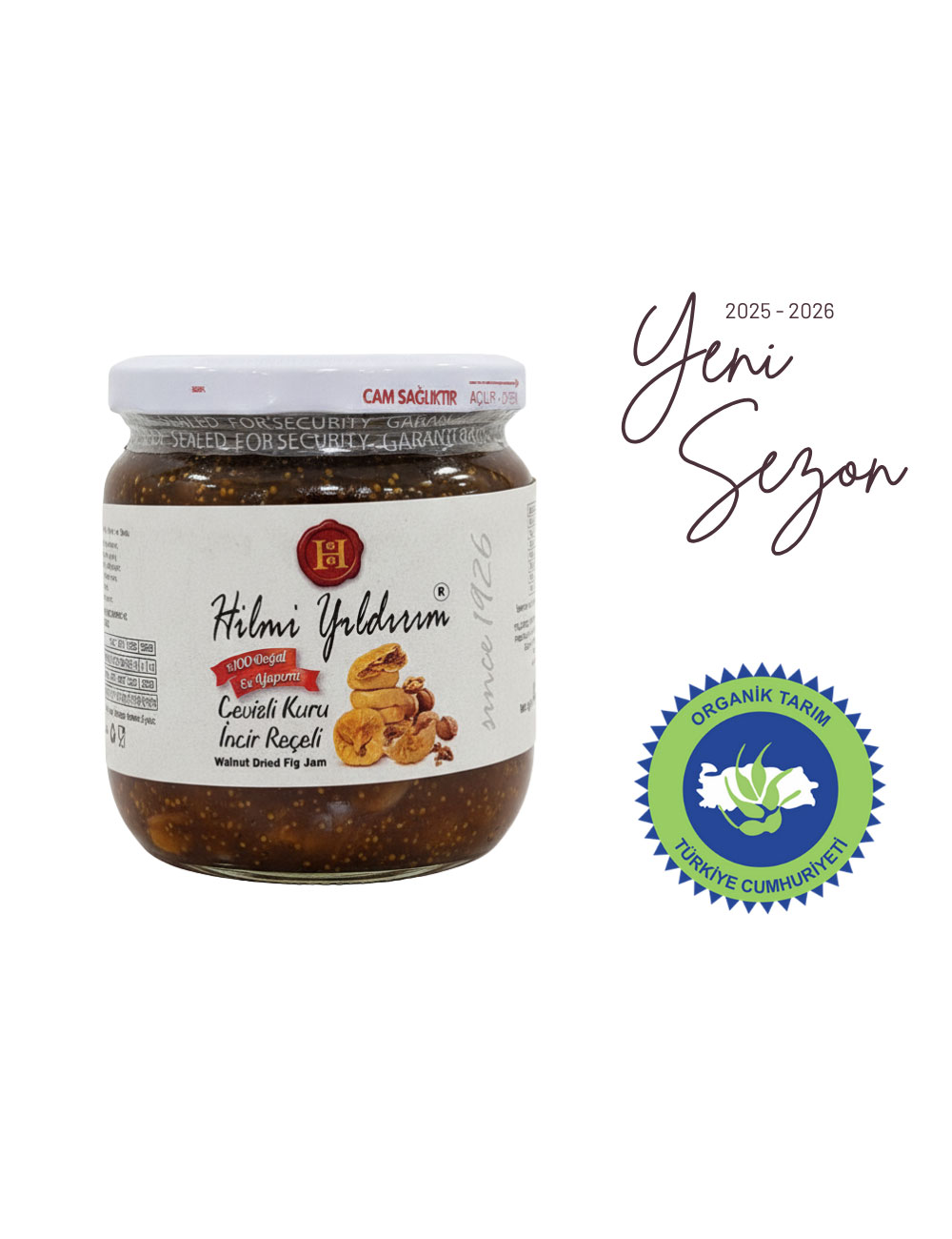 Hilmi Yıldırım cevizli kuru incir reçeli