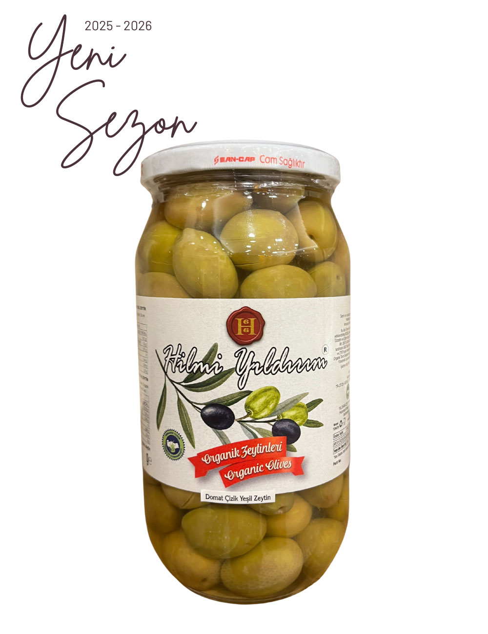 Hilmi Yıldırım Domat Çizik Yeşil Zeytin 650 G