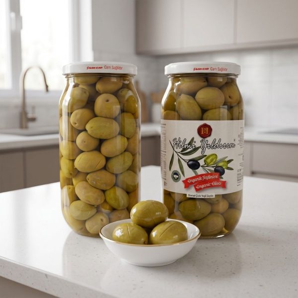 Domat Çizik Yeşil Zeytin 650 g