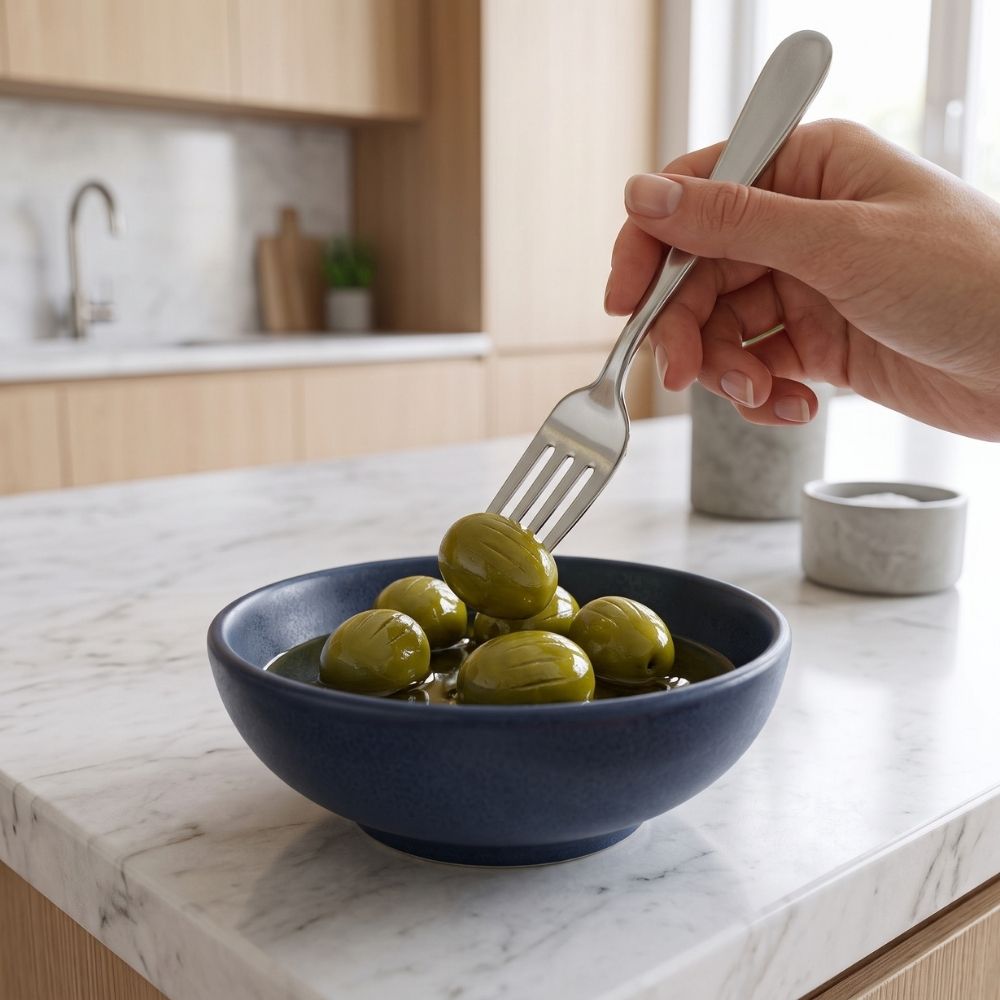Domat Çizik Yeşil Zeytin 650 g - Görsel 4