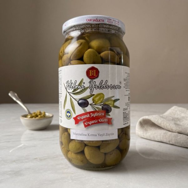 Hilmi Yıldırım Manzalina Kırma Yeşil Zeytin 650 G