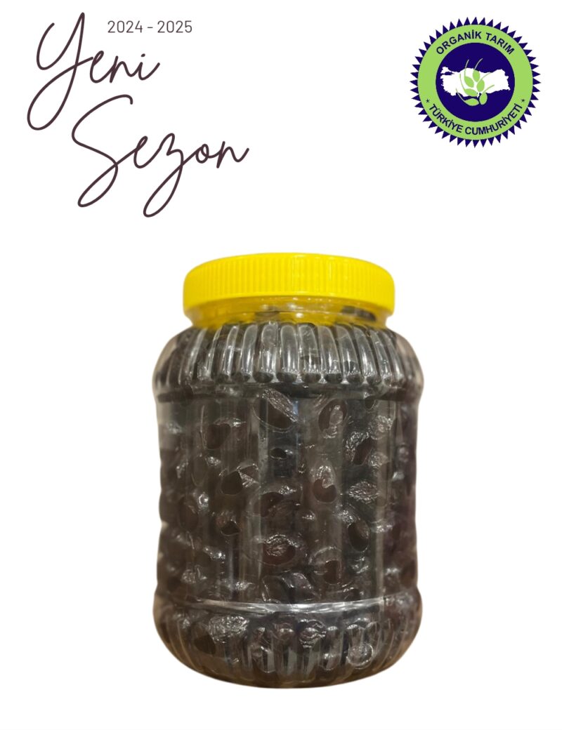 Organik Memecik Yağlı Salamura Siyah Zeytin - Görsel 2
