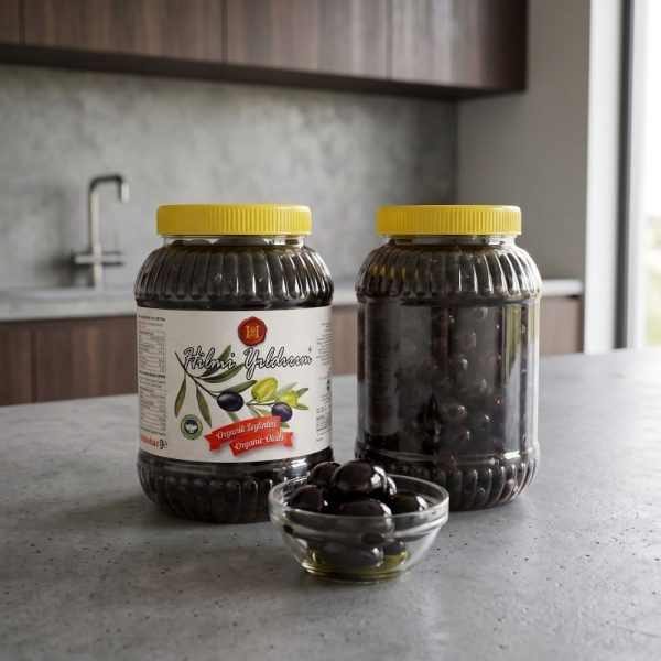 Memecik Yağlı Salamura Siyah Zeytin 1000 gr