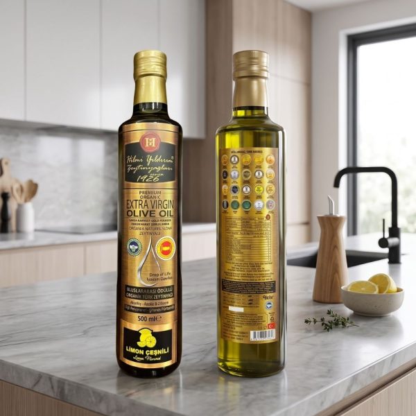 Limon Çeşnili Natürel Sızma Zeytinyağı 500 ml