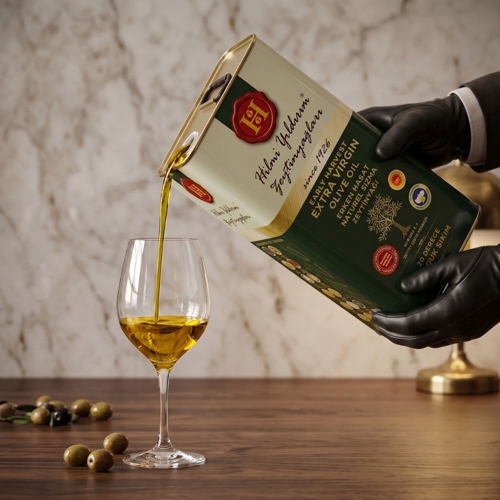 Filtresiz Yeni Sezon Erken Hasat Soğuk Sıkım Natürel Sızma Zeytinyağı 5 L - Görsel 2